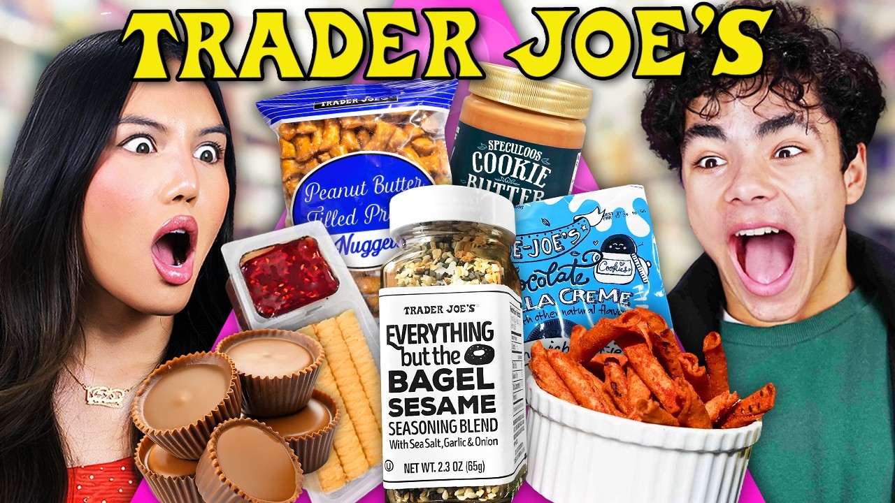 Boys Vs. Girls: Trader Joe's Mystery Box Challenge!