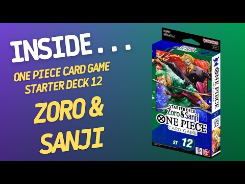 one piece card game st12 One Piece ST12 Starter Deck Zoro and Sanji