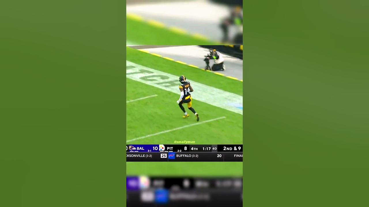 Kenny Pickett Touchdown Pass to Pickens vs the Ravens 🔥🔥shorts (ik im late/) YouTube