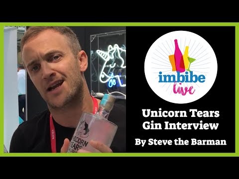 Unicorn Tears Gin Interview and perfect Serve - Filmed at #ImbibeLive2018
