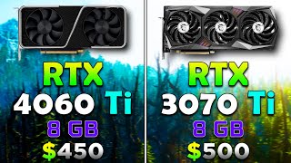 RTX 4060 Ti 8GB vs RTX 3070 Ti 8GB | PC Gameplay Tested