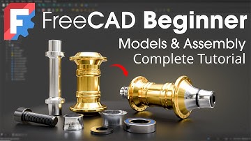 FreeCAD 1.0 - Complete Beginner 3D Models and Assembly Tutorial - Bike Hub