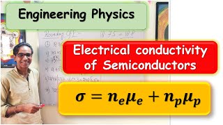 Electrical Conductivity of Semiconductors for Engineering Physics and B.Sc. Physics @balendra