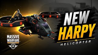 NEW Harpy Helicopter First Look! 🙀 Credit : Михаил 🙌|  Massive Warfare @MassiveWarfare  screenshot 5