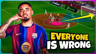 Why Barcelona Think Gabriel Jesus is not Finished