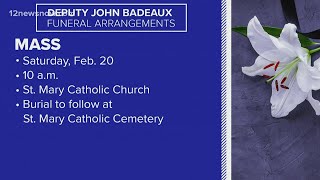 Funeral for Orange County Deputy Badeaux on Saturday