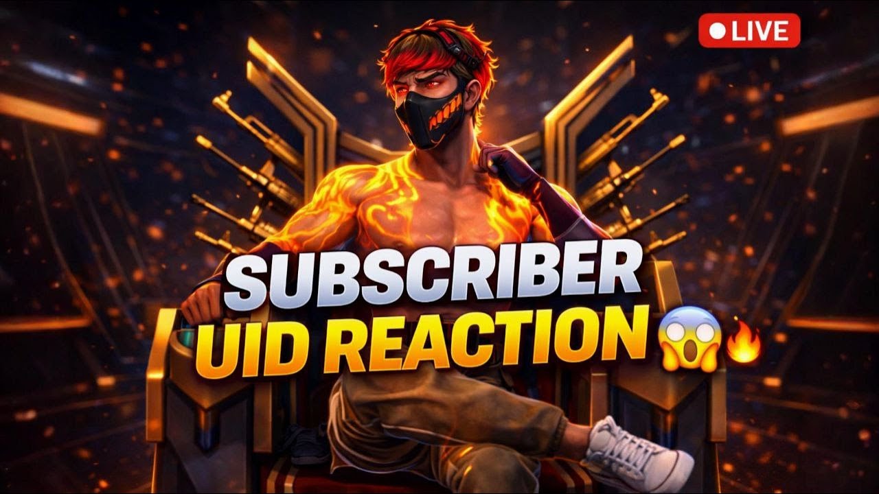 Suburb Uid LIVE 🔴 Subscriber UID Reaction 😱 | Comment Your UID 👇 - YouTube