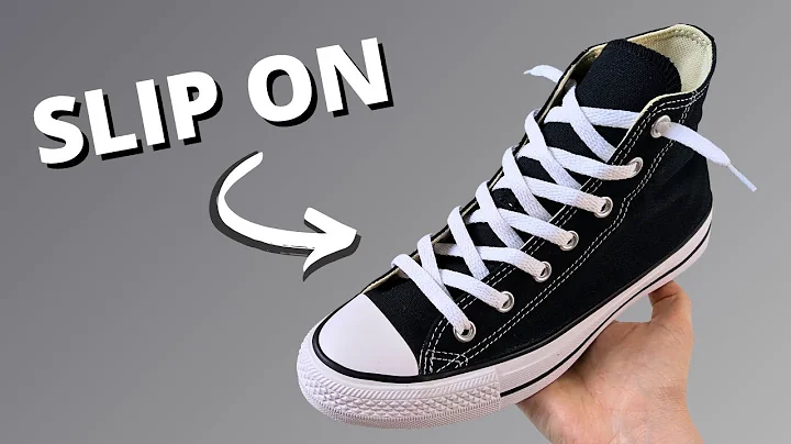 HOW TO LACE CONVERSE SO THEY SLIP ON (2 WAYS)