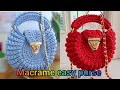 Macrame easy purse design/Macrame easy purse is live!#shorts#short#yt#macrame#Live