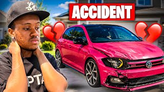 I CRASHED Ta Lidz Car💔