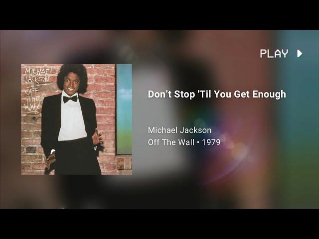 Michael Jackson - Don't Stop 'Til You Get Enough (639Hz) - YouTube