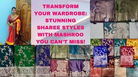 Stunning Saree Styles with Exclusive Pure and Non-Pure You Can