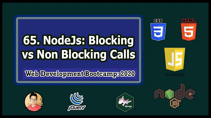 Backend Tutorial: Blocking vs Non-Blocking execution | Web Development Tutorials #65