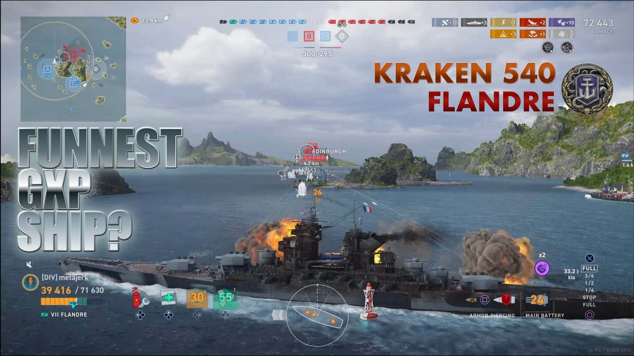 Should It Be Illegal Flandre Kraken 540  World of Warships Legends