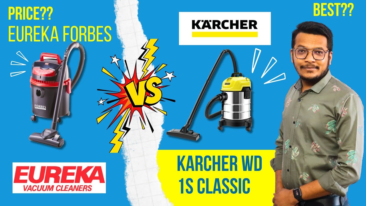 Best Vacuum Cleaner For Home 🔥 Karcher WD1s Classic Vs Eureka Forbes