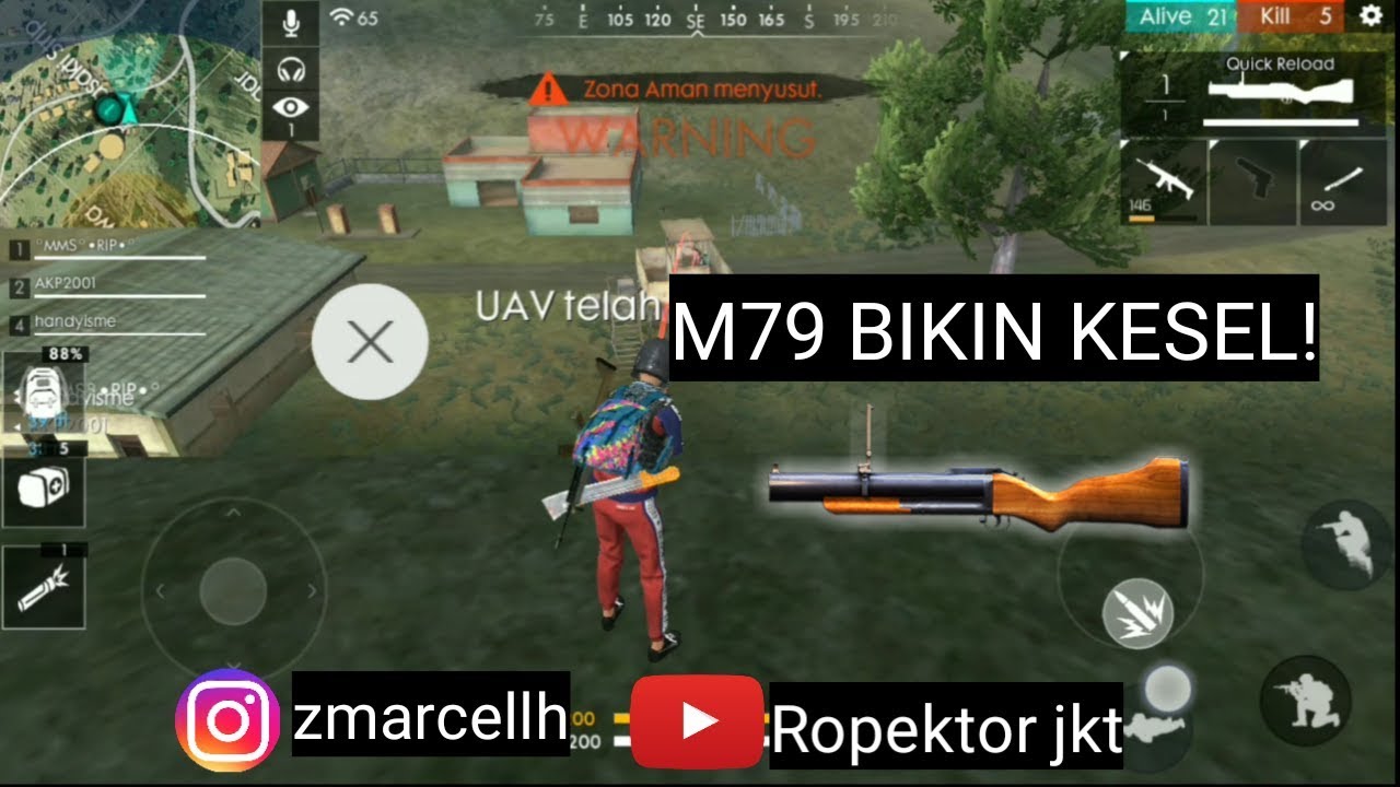 FREE FIRE SENJATA M79 BIKIN KESEL YouTube