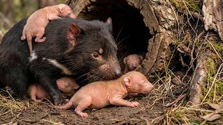 This Baby Tasmanian Devil Is Born Helpless - Then Learns To Survive In The Wild
