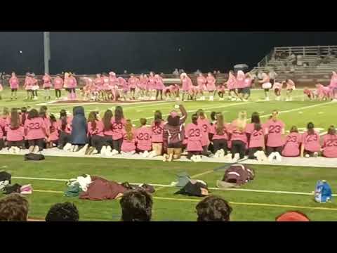 2022 WWHS POWDER PUFF SEINORS HALFTIME SHOW 10/07/22