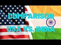 USA vs INDIA Country Comparison