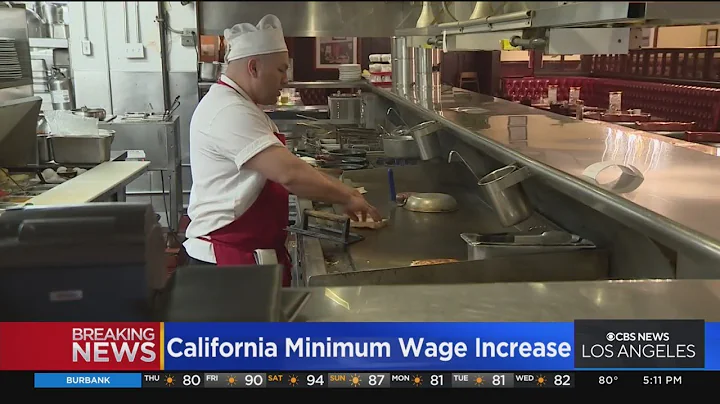 CA minimum wage to increase to $15.50 by January 1, 2023