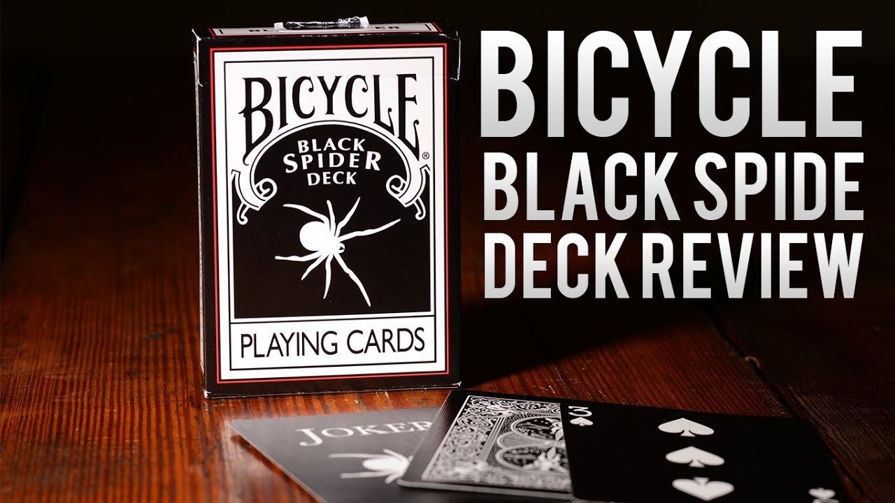 Black Spider Deck by Magic Makers Brand New Magic Deck 