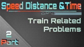 Speed Distance & Time [ Train Problem ] MCA | SSC CGL [ In Hindi ] Part 2 trIcks  Aptitude tutorials