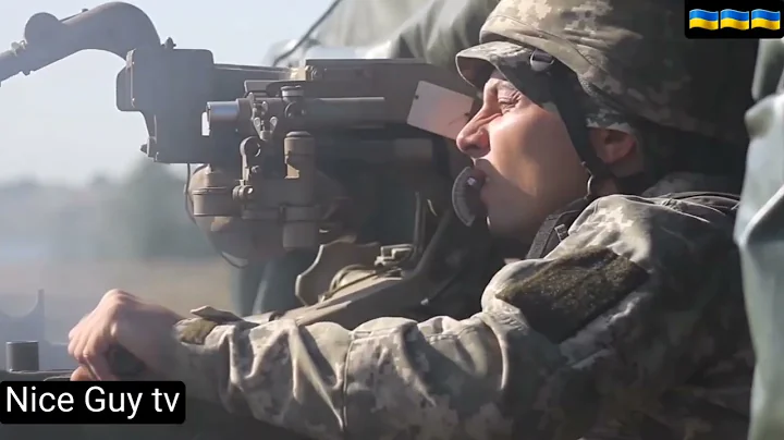 Ukrainian Military Fire Deadly Russian ZU-23 Anti aircraft Gun