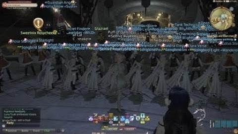 FINAL FANTASY XIV army of bots (Probably)