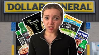 I Tried a High Protein Diet Using ONLY Dollar General