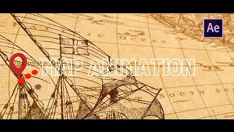 How to make Animated Travel map in After Effects