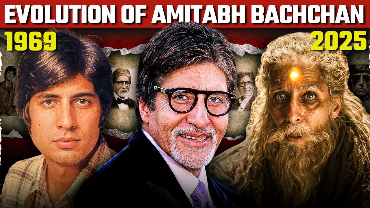 Evolution of Amitabh Bachchan (1969-2025) • From 