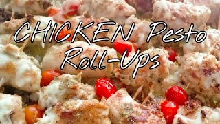 CHICKEN Pesto Roll-Up / quick  Easy Recipe