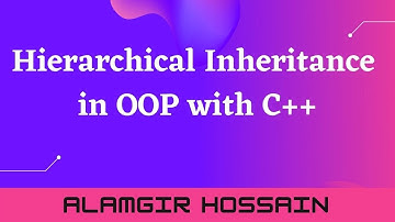 Hierarchical inheritance in c++ | Hierarchical inheritance in OOP