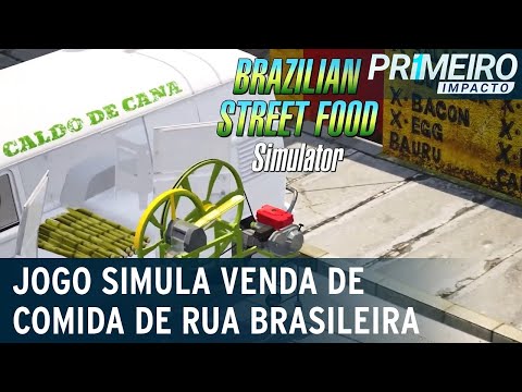 Pastel e caldo de cana: jogo simula venda de comida de rua no Brasil