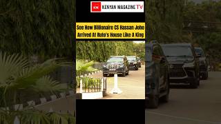 See How CS Hassan Joho arrived at State Lodge Mombasa