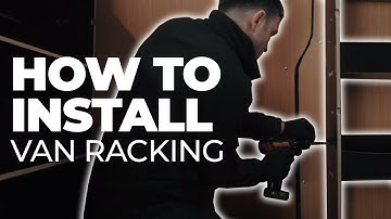 How to Install Plywood Van Racking & Shelving Units - Tutorial Video