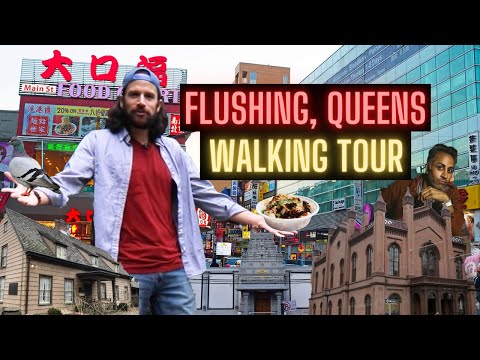 Video: Flushing, Queens, New York: Tur Lingkungan