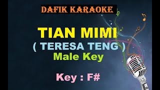 Tian mimi (Karaoke) Teresa Teng,nada cowok/ Male key F# Mandarin