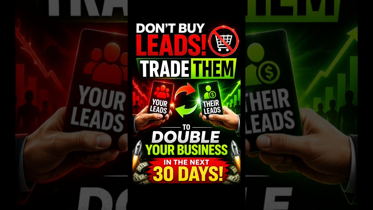 Lead generation secrets | don’t buy leads. Instead trade them.