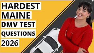 Maine Hardest DMV Questions 2026 — 40 Test Questions That Trick Most Drivers