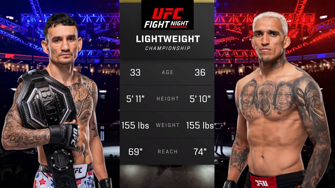 Max Holloway vs Charles Oliveira Full Fight - UFC Fight Of The Night
