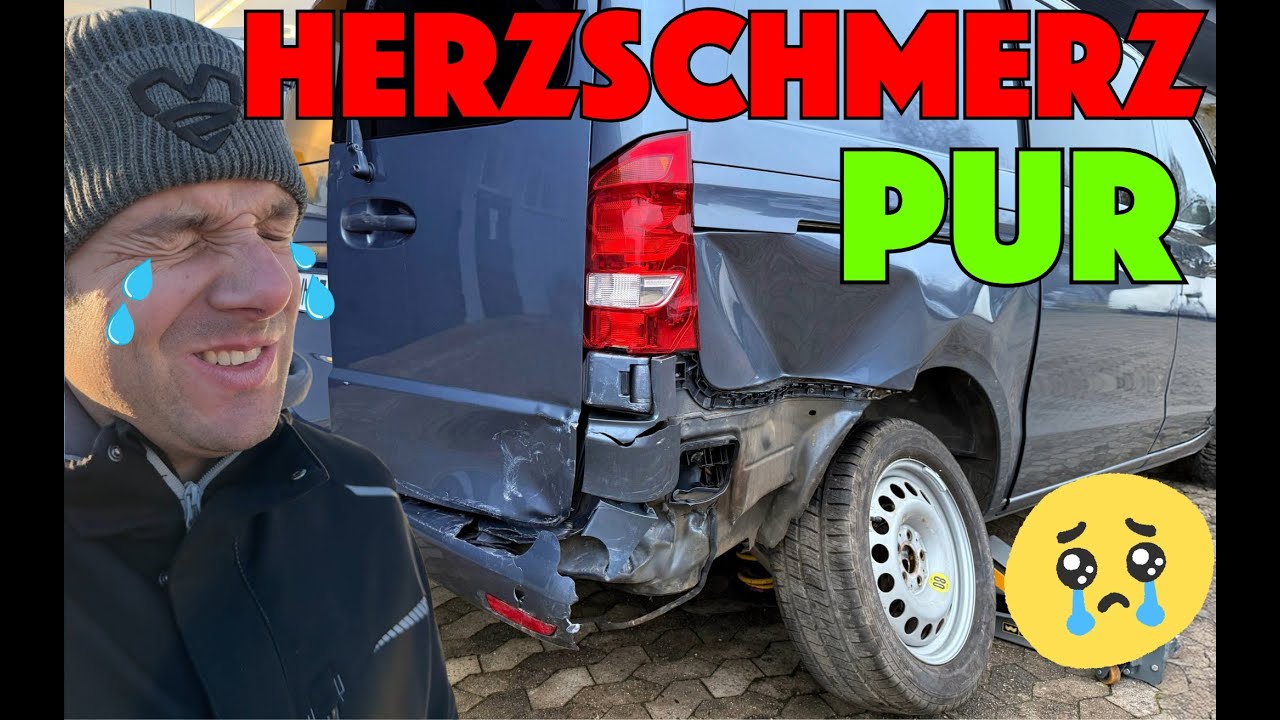 Unfall Totalschaden mit dem Lieblingsauto Mercedes Vito, jetzt kommt der Ärger mit der Versicherung