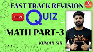 Maths Quiz: PART - 3 for Class 6 - 8 | Fast Track Revision | Maths Quiz Questions | Vedantu