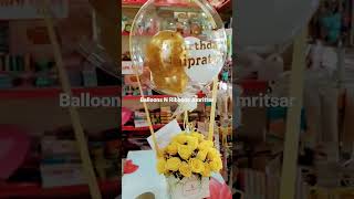 Balloon and Flower Bouquet for someone special by Balloons N Ribbons Amritsar balloons surprise