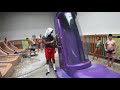 Screaming Hyena and Sahara Sidewinders Slides at Kalahari Pocono indoor Water Park