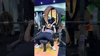 315 at the @thefitexpo @dialed.labs #lafitexpo #gym #fyp #motivation #benchpress