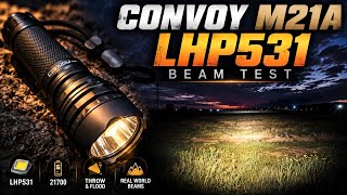 Convoy M21A LHP531 4000K Beam Test