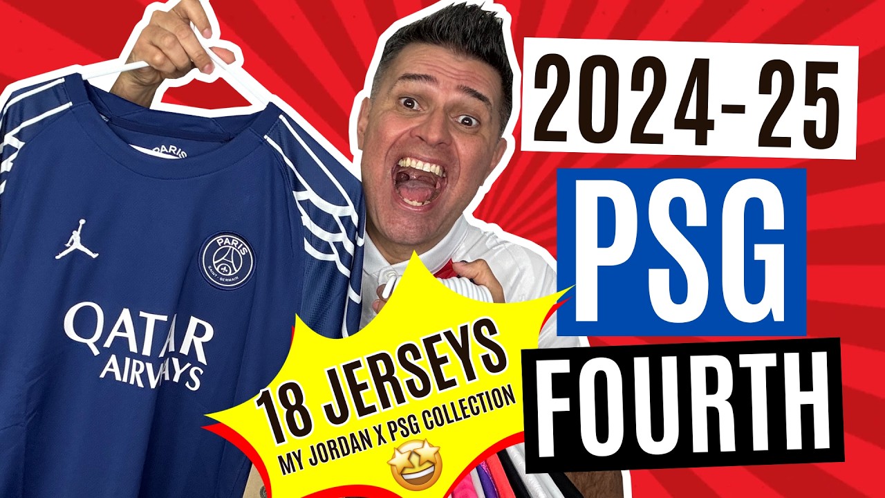 JORDAN 2024/25 PSG FOURTH DRI-FIT/STADIUM SHIRT REVIEW + MY JORDAN