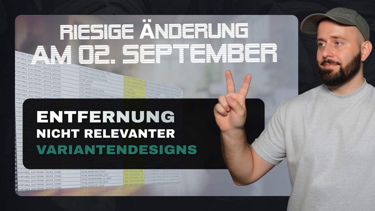 Große Änderung! Amazon entfernt veraltete Variantendesigns - So überprüfst du deine Angebote!