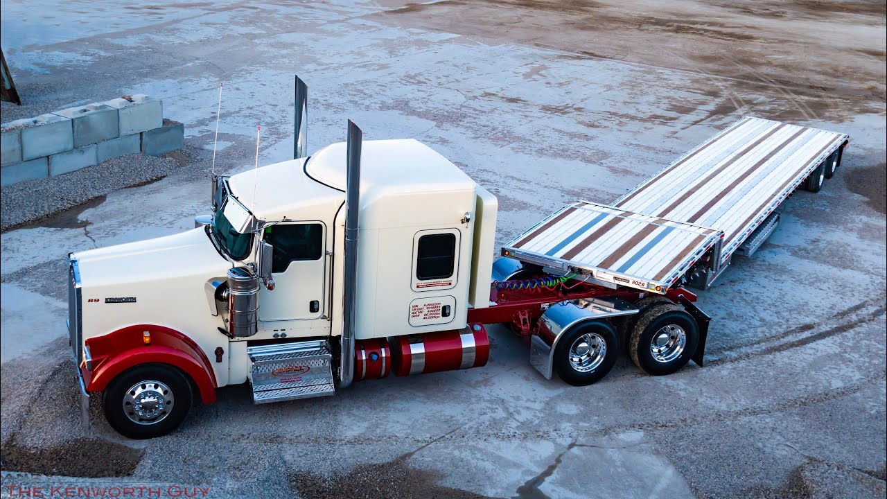 ** CUSTOMIZED ** BURNT ORANGE 2019 KENWORTH W900L 270" WB 72" AEROCAB